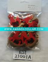 Wholesale Arts craft decorative wood christmas tree ornament