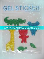 Wholesale animal shape gel sticker