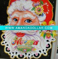 Wholesale Santa christmas window sticker