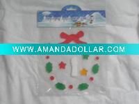 Wholesale window gel stickers(christmas gel sticker)