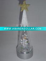 Wholesale Led Christmas glass tree decoration