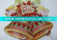 Wholesale Christmas bell stickers