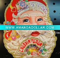 Santa christmas window sticker