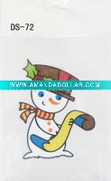 Wholesale PVC Sticker for Christmas Decoration, size 15*25*0.2cm, conform to EN71