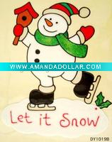 christmas window sticker