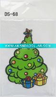 Wholesale PVC Sticker for Christmas Decoration, size 15*25*0.2cm, conform to EN71
