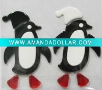 Wholesale animal for christmas decoration in TPR gel window sticker