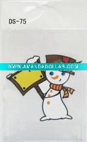 Wholesale PVC Sticker for Christmas Decoration, size 15*25*0.2cm, conform to EN71