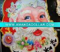 Wholesale Santa christmas window sticker