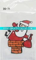 Wholesale PVC Sticker for Christmas Decoration, size 15*25*0.2cm, conform to EN71