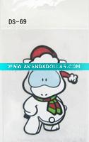 Wholesale PVC Sticker for Christmas Decoration, size 15*25*0.2cm, conform to EN71