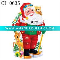 santa christmas window sticker