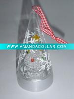 Wholesale Led Christmas glass tree decoration