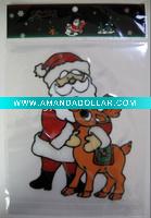 Beautiful christmas window sticker