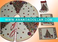 Wholesale christmas tree skirt (SQ-007)