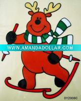 Wholesale christmas jel window sticker