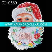 Santa christmas window sticker