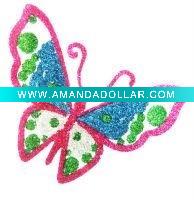 Wholesale window gel decoration/butterfly sticker