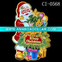 Santa christmas window sticker