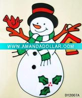 christmas gel window sticker