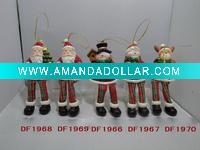 Wholesale colorful ceramic christmas decoration