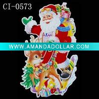 Wholesale Santa christmas window sticker