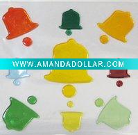 Wholesale Christmas TPR window gel sticker