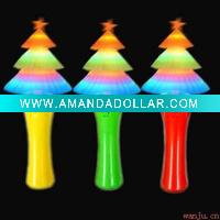 Wholesale Led flashing christmas tree stick with music