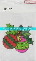 Wholesale PVC Sticker for Christmas, size 15*25*0.2cm, conform to EN71