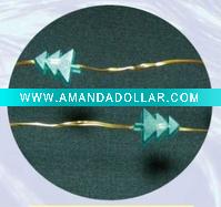 Wholesale led copper string light with Christmas tree, mini string light