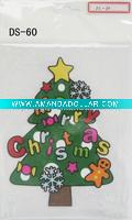 Wholesale PVC Sticker for Christmas, size 15*25*0.2cm, conform to EN71