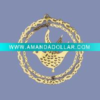 Wholesale 1C golden bird of christmas decoration