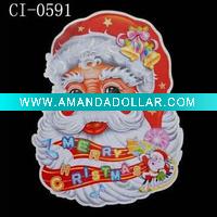 Santa christmas window sticker