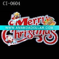 christmas window sticker
