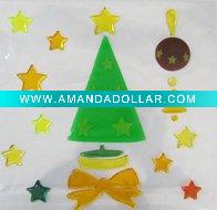 Wholesale Christmas TPR window gel sticker