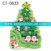 Wholesale christmas tree window sticker
