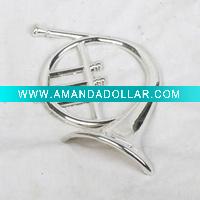 Wholesale delicate christmas decorative miniature hanging musical instrument ornament