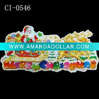 Santa christmas window sticker