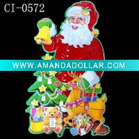 Santa christmas window sticker