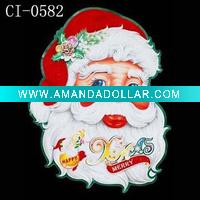 Santa christmas window sticker