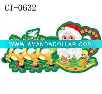 santa christmas window sticker