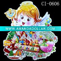 christmas window sticker