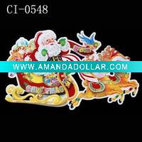 Santa christmas window sticker
