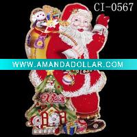 Santa christmas window sticker