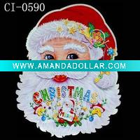 Santa christmas window sticker