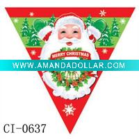 Wholesale santa christmas window sticker