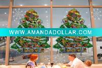 Wholesale Promotional Paper christmas tree decoration sticker