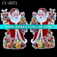 Wholesale Santa christmas window sticker