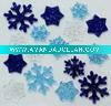 snowflake window gel