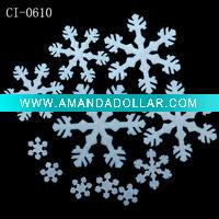 snowflake christmas window sticker
